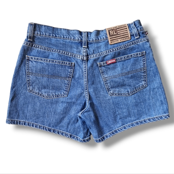 Ralph Lauren vintage 90s women's denim shorts size 8 - Picture 2 of 11
